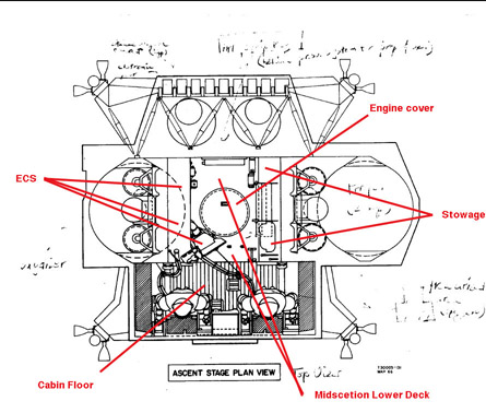 Plan view of the cabin