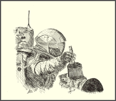 Cleaning the Rover TV