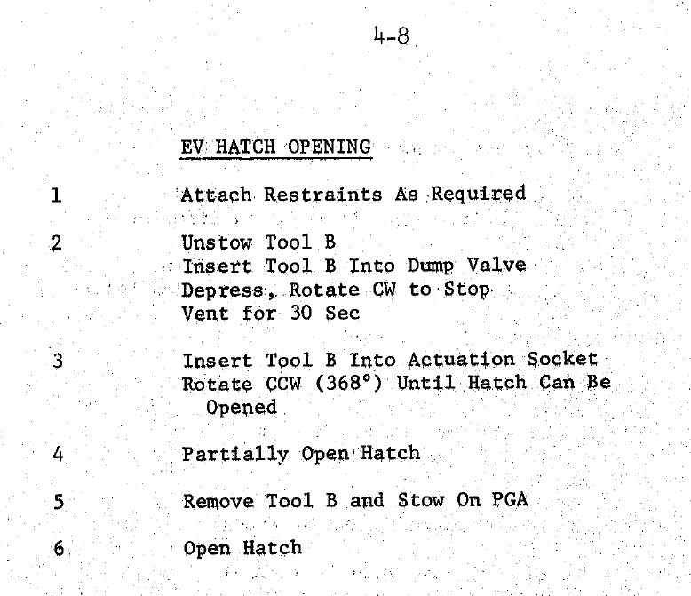 Page 4-8 from A11 Final EVA Procedures