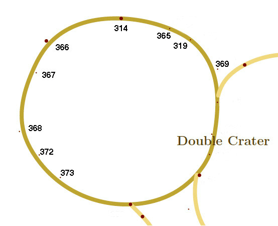Western
component of Double Crater