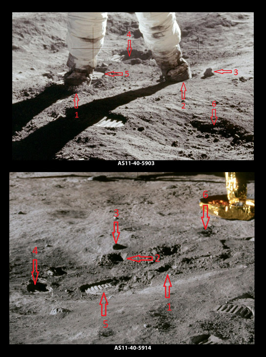 Comparison of
                      features in 5903 and 5914