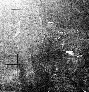 image Back of Shepard PLSS during EVA-2