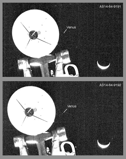 Venus near the rendezvous radar