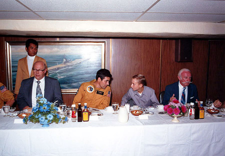Schmitt at head table